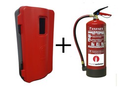 Extintor de polvo PD2GAM / 2 kg / clase de fuego ABC por solo 43