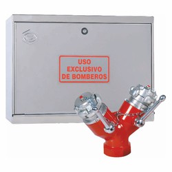 Cofre de superficie IPF columna seca acero inoxidable con bifurcacion.