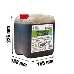 Ecofire industriel 5 l. 100% ÉCOLOGIQUE, BIOLOGIQUE ET BIODÉGRADABLE.