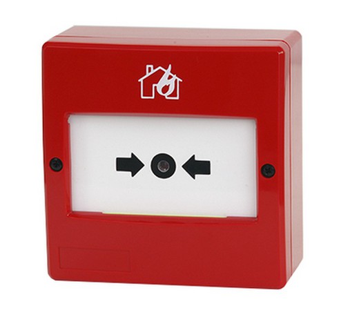 Botoneira de alarme de incêndio convencional PA50
