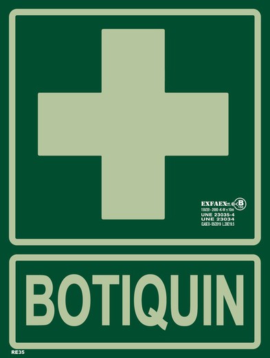 Señal “Botiquín”-RE35