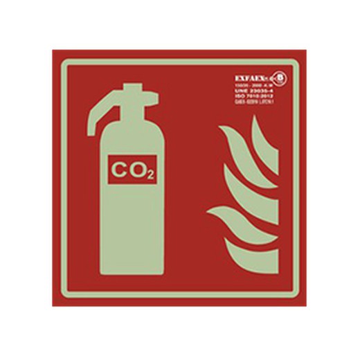 Señal “Extintor CO2”-RR521