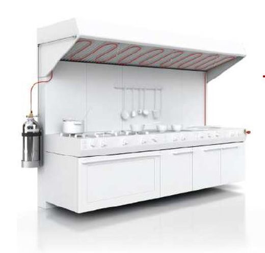 Extinción automática para cocinas