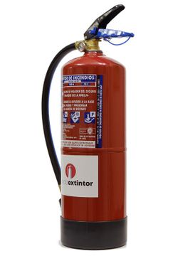 Extintor agua + aditivo AFFF 6L Alta eficacia. MADE IN SPAIN.