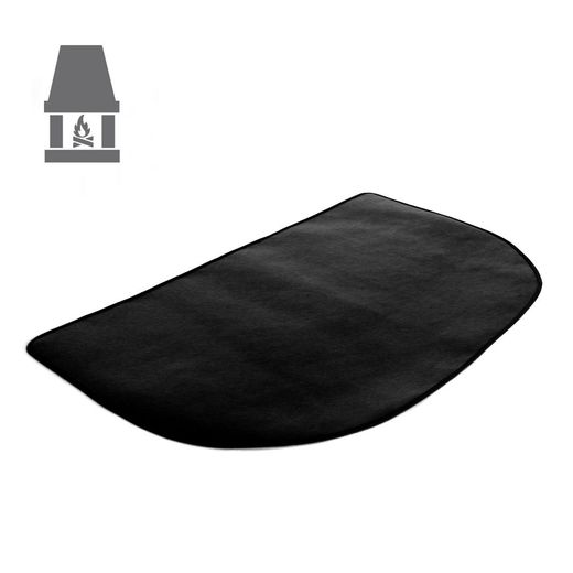 Tapis ignifuge semi-circulaire