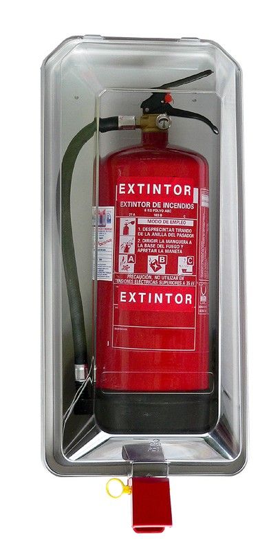 Armario para extintor de 6 Kg.