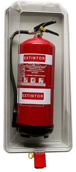 Armario para extintor de 9/12 kg.