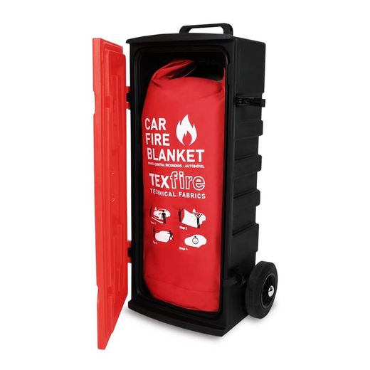 ARMARIO PARA MANTAS APAGAFUEGO CON RUEDAS 18-126