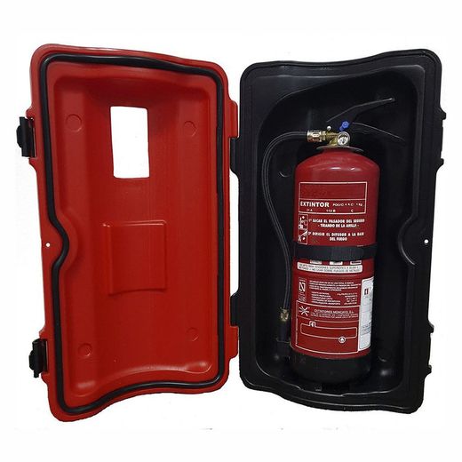 ARMOIRE EXTERIEURE ET EXTINCTEUR DE POUDRE ABC 6Kg