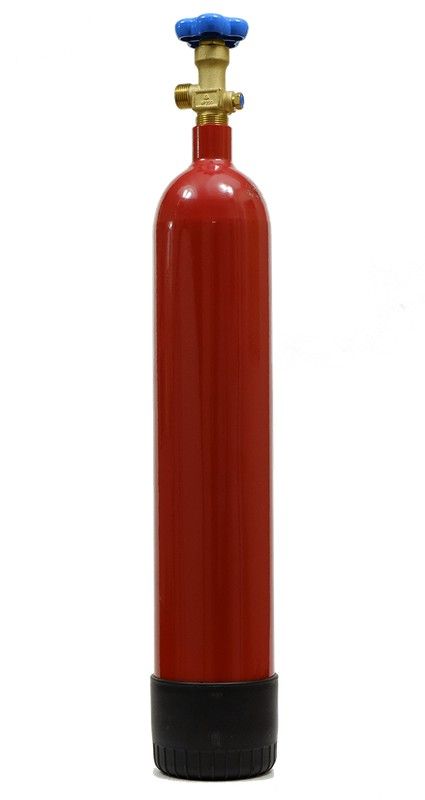 Botella CO2 2Kg especial para acuarios. MADE IN SPAIN.