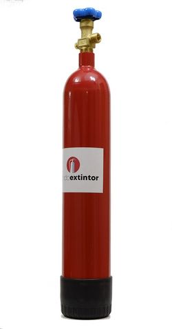 Botella CO2 2Kg especial para acuarios. MADE IN SPAIN.