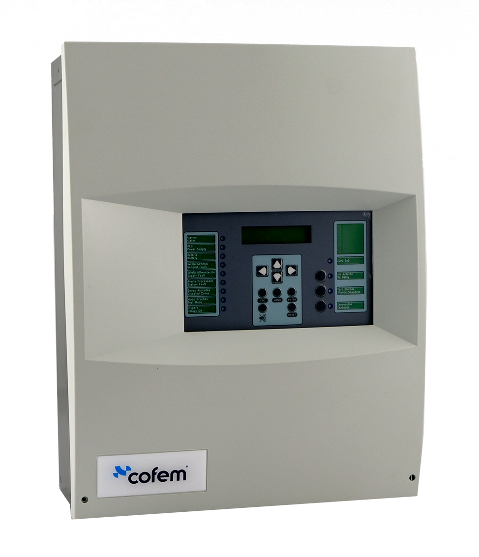 Central convencional para detección y alarma de incendios, SILVER 12