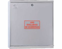 Cofre de superficie acero inoxidable IPF columna seca con bifurcacion y valvula.