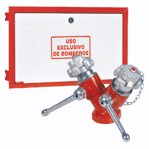 Marco para empotramiento IPF columna seca con bifurcación.