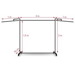 Estructura De Soldadura Movil Con Brazos Ligera-SIN CORTINAS.