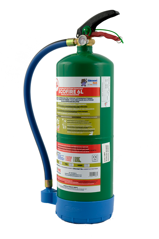 Extincteur écologique et biodégradable ECOFIRE 6L
