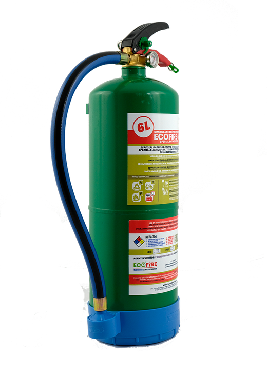 Extincteur écologique et biodégradable ECOFIRE 6L