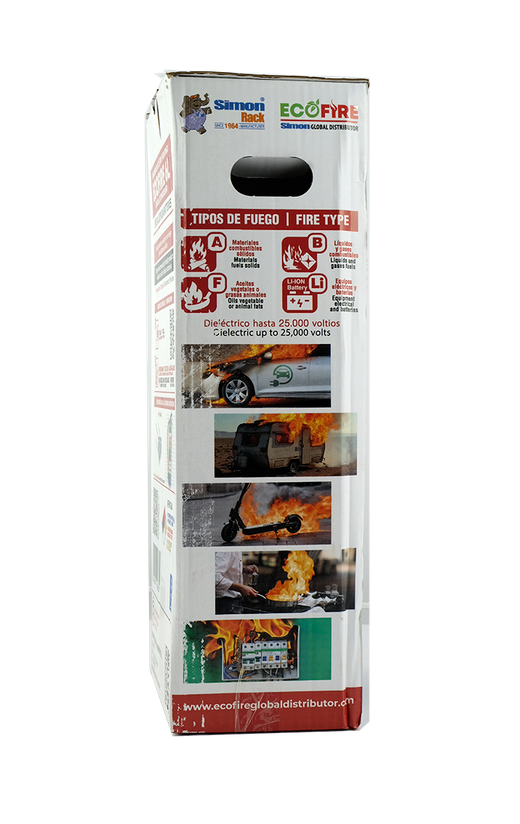 Extincteur écologique et biodégradable ECOFIRE 6L