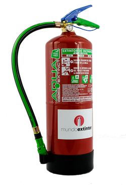 Extintor de água + aditivo AFFF 6L. SEM FLÚOR + ECOLÓGICO, FABRICADO NA ESPANHA.