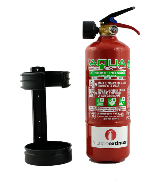 Extintor Agua + aditivo AFFF 2L. SIN FLUOR + ECOLOGICO MADE IN SPAIN.