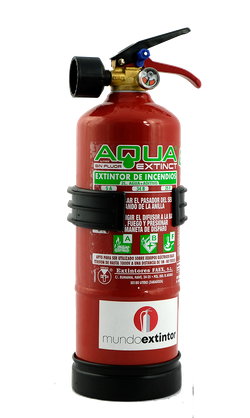 Extintor Agua + aditivo AFFF 2L. SIN FLUOR + ECOLOGICO MADE IN SPAIN.