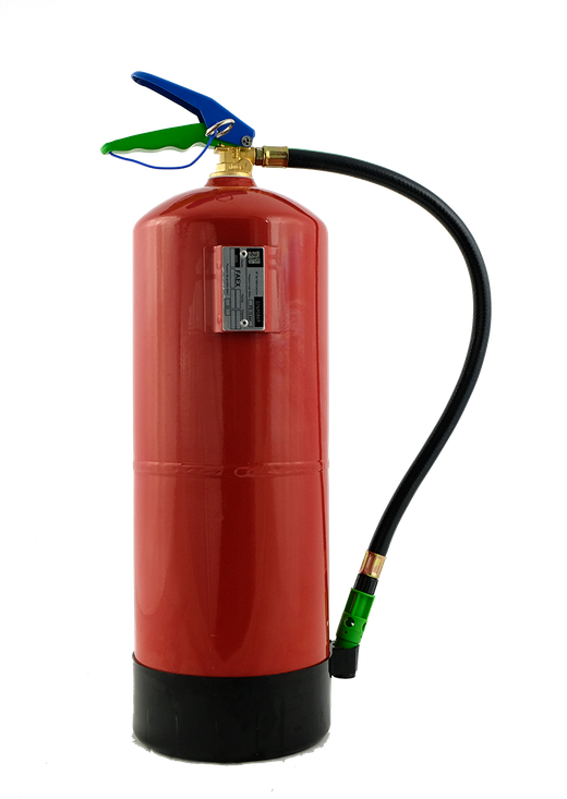 Extintor de água + aditivo AFFF 9L. SEM FLÚOR + ECOLÓGICO, FABRICADO NA ESPANHA.