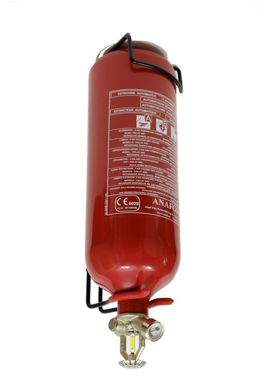 Extintor polvo ABC 2 kg automático