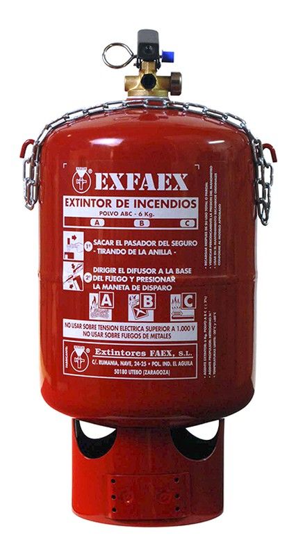 Extincteur automatique à poudre ABC 6Kg