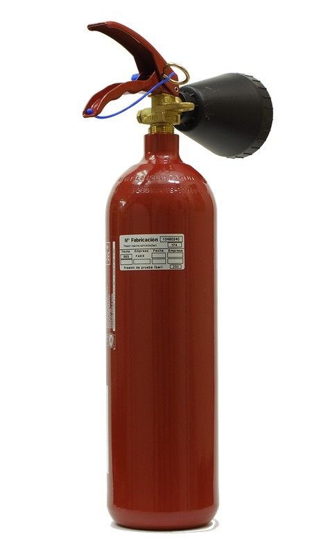 Extintor co2 2kg. MADE IN SPAIN.