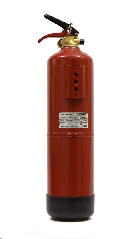 Extintor de pó ABC 3kg. RÓTULO EM PORTUGUÊS. FABRICADO NA UE.