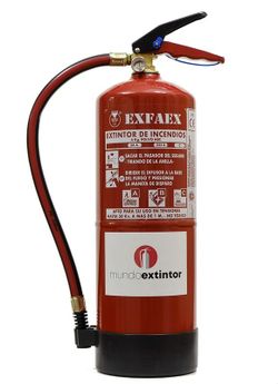 Extintor de incêndio de pó químico ABC 6kg de alta eficiência, RÓTULO EM PORTUGUÊS, FABRICADO NA UE