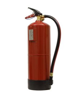 Extincteur à poudre ABC 6 kg. Étiquette en français. Fabriqué dans l'UE.