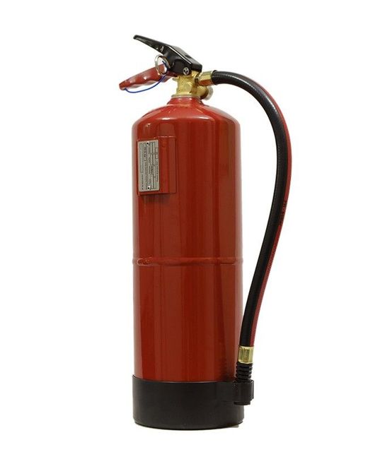 Extincteur à poudre ABC 6 kg. Étiquette en français. Fabriqué dans l'UE.