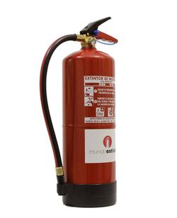 Extintor de incêndio de pó ABC 6kg RÓTULO EM PORTUGUÊS FABRICADO NA UE