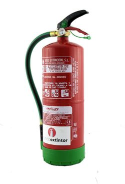Extintor de pó ABC 6kg. FEITO NA ESPANHA.