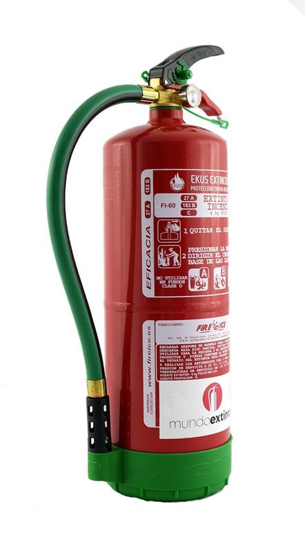Extintor de pó ABC 6kg. FEITO NA ESPANHA.