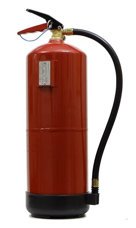 Extincteur à poudre ABC, 9 kg. Étiquette en FRANÇAIS. MADE IN EU