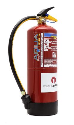 Extintor Ion-Litio 6 L. Especial Vehiculos Electricos Made In Spain