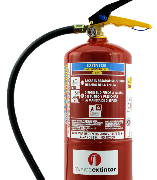 Extintor de incêndio ION-LITHIUM 6 L.