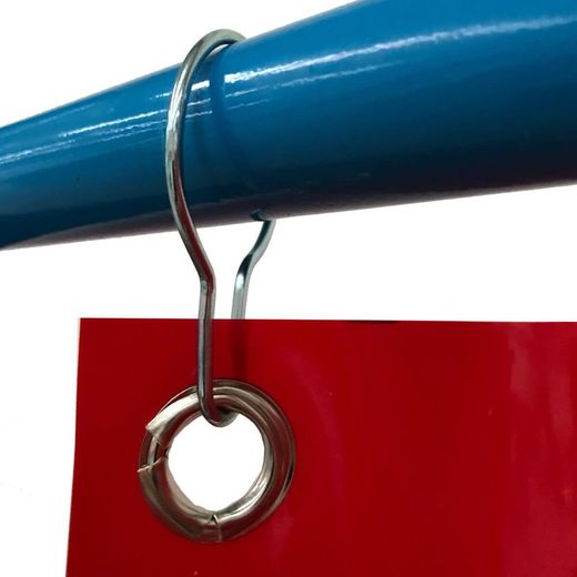 KIT 2 RIDEAUX PVC À SOUDER.