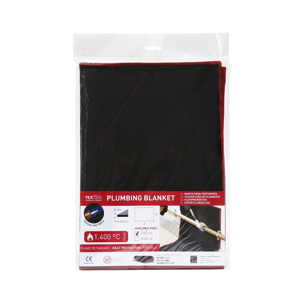 MANTA DE SOLDADURA PARA FONTANERÍA 1400ºC