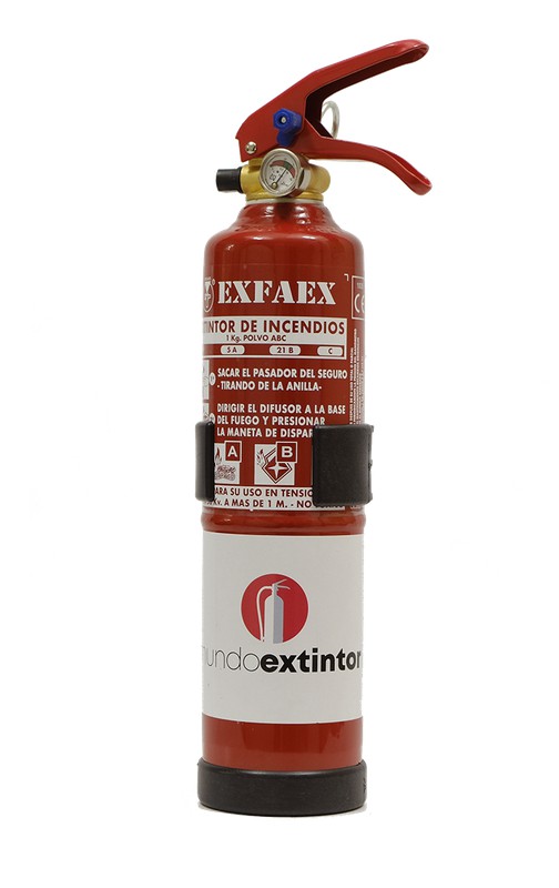 Extintor 1kg abc para taxi  Extintores contra Incendios