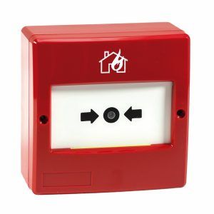 Pulsador de alarma convencional rearmable, PCD-100.