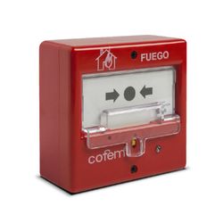 Pulsador de alarma analógico rearmable PUCAY