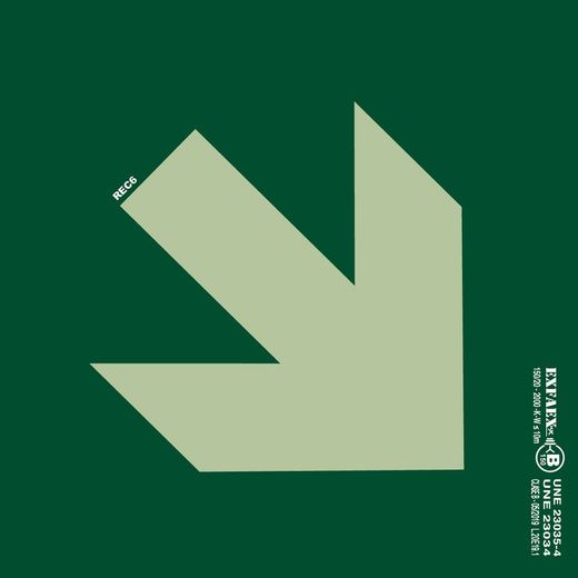 Señal de evacuación direccional-REC6