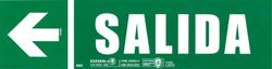 Señal de evacuación direccional “SALIDA”-RE12