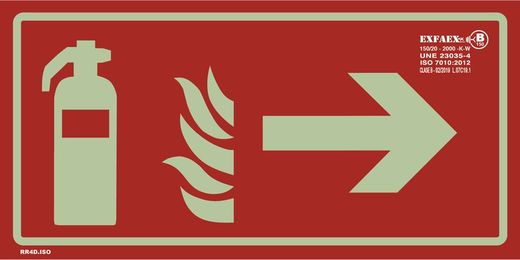 Señal direccional “Extintor”- RR4D