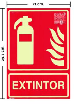 Señal “Extintor”- Rr1 5 Unidades.