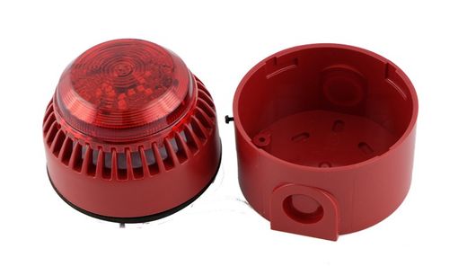 Sirène d'alarme bitonale avec lumière