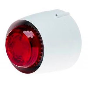 Sirena de alarma con flash de interior (color blanco) SFD-220-W.